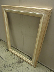 DECORATIVE ART FRAME, 39 x 51, CUSTOM-MADE, CRAFTED OF SOLID WOOD