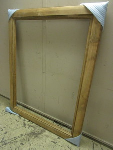 DECORATIVE ART FRAME, 44 x 57, CUSTOM-MADE, CRAFTED OF SOLID WOOD