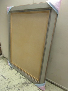 DECORATIVE ART FRAME, 45 x 57, CUSTOM-MADE, CRAFTED OF SOLID WOOD