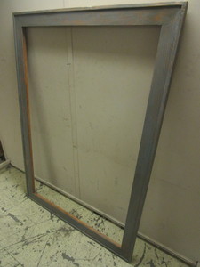 DECORATIVE ART FRAME, 48 x 68, CUSTOM-MADE, CRAFTED OF SOLID WOOD