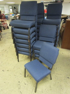 CONFERENCE CHAIRS, UPHOLSTERED, STACKABLE