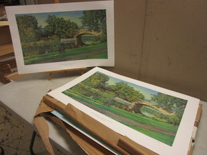 MINNEAPOLIS-LAKE OF THE ISLES BULK LTD ED.  PRINTS, SIGNED, NUMBERED, BY WAYNE MEINEKE, 601-700700