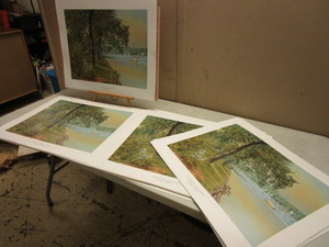 MINNEAPOLIS-LAKE HARRIET BULK LTD ED. PRINTS SIGNED, NUMBERED, BY ARTIST WAYNE MEINEKE