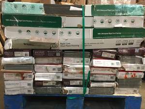lot 3 image: ASSORTED PALLET WITH MIXED FLOORING SEE PICS