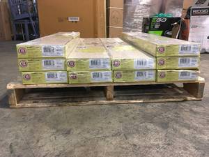 lot 5 image: 10 CASES WITH Natural Hickory 7 mm Thick x 8.03 in. Wide x 47.64 in. Length Laminate Flooring (23.91 sq. ft.  case) SEE PICS