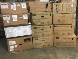 lot 17 image: ASSORTED PALLET WITH MIXED SINKS SEE PICS