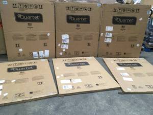 lot 49 image: 6 Quartet 4x3 Cork Boards SEE PICS