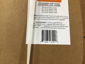 lot 10 image: MRCOOL 25FT 14INX12IN LINE SET FOR DIY 9K, 12K, AND 18K SEE PICS