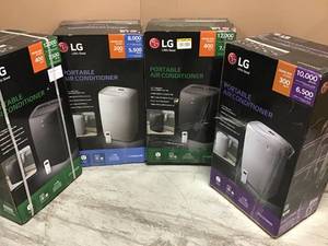 lot 11 image: MIXED PALLET WITH LG PORTABLE AIR CONDITIONERS SEE PICS