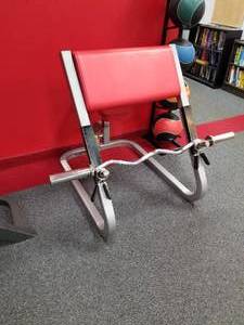 lot 35 image: Cybex Bicep Curl Bench with Bar 5460-90