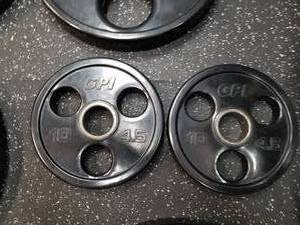 lot 60 image: Lot of (2) GPI Free Weights 10lb.