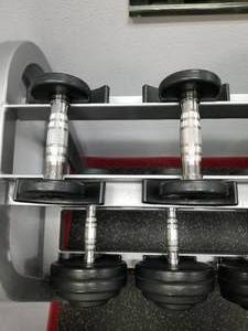 lot 65 image: Lot of (2) GPI Dumbbells 5lb.