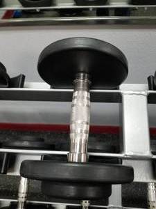 lot 67 image: Lot of (2) GPI Dumbbells 15lb.