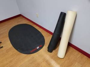 lot 118 image: Lot of (3) LifeCore Exercise Pad, Optp Roller