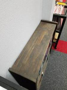 lot 129 image: Wood Bookcase 2-Shelf, Books