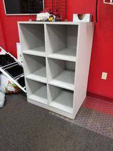 lot 127 image: Lot of (2) Open Cabinet 6-cubby