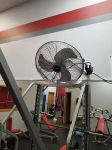 lot 146 image: Lasko Wall-Mount Cage Fan 2265QM