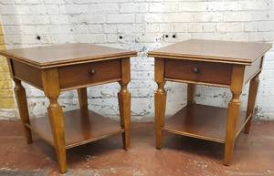 lot 130 image: Stanley Furniture Contemporary Side Tables