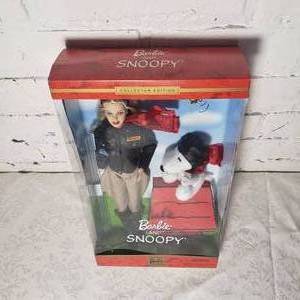 lot 217 image: Mattel BARBIE  Barbie and Snoopy  NRFB