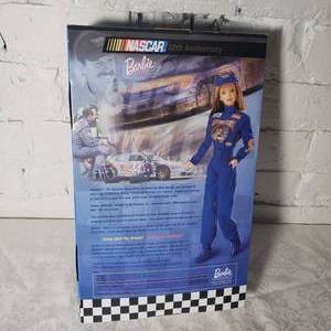 lot 230 image: Mattel BARBIE  50th Anniversary NASCAR Barbie Doll 20442  NRFB