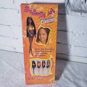 lot 237 image: Mattel BARBIE  Butterfly Art Christie 20360 NRFB