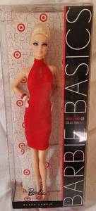 lot 283 image: Mattel BARBIE  Barbie Basics Red Collection with Accessories    NRFB