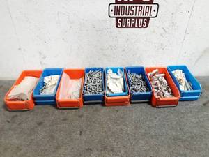 8 Bins of Assorted Hardware - Self Tapping Screws and More