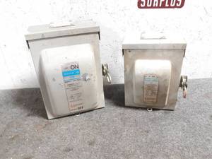 (2) Gould ITE 60A 240V & 30A 600V Outdoor Disconnect Switch 3-Pole
