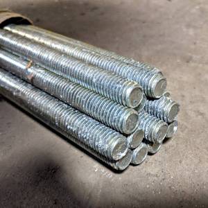 14 Pieces 12-13 Threaded Rod  - 10 Each