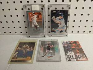 lot 160 image: Cal Ripken Jr. Baseball 5 Card Lot MLB