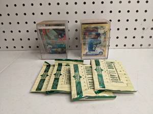 lot 171 image: MLB Baseball Card Lot  4 Upper Deck Packs Michael Jordan Ken Griffey Jr.