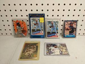 lot 163 image: Kirby Puckett Minnesota Twins Baseball 6 Card Lot MLB Rookie