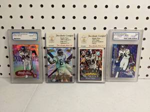 lot 141 image: (4) Randy Moss Graded Cards