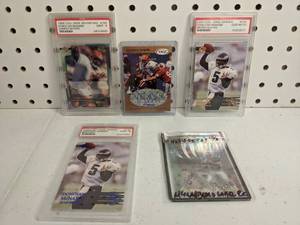lot 147 image: (5) Donovan McNabb Cards - One Signed