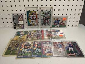 lot 143 image: (15) Assorted Drew Bledsoe Football Trading Cards