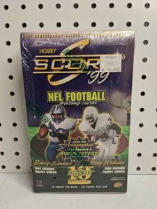 lot 220 image: Hobby Score 99 NFL Football Trading Card Pack - Factory Sealed