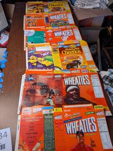 lot 234 image: Assorted Sports Related Cereal Boxes
