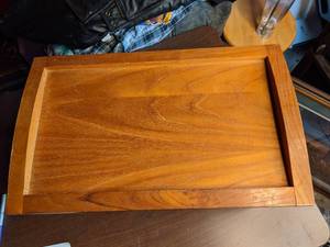 lot 83 image: Wood Breakfast in Bed Tray