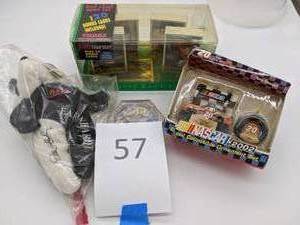 lot 57 image: 1992 Traks Racing Cards Boxed Set and Other NIB Nascar Items