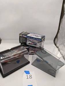 lot 18 image: Nascar Model Car display case Lot (3)