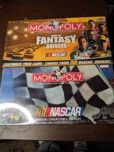 lot 319 image: (2) Racing Themed Monopoly Games
