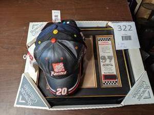 lot 322 image: (6) Racing Hats and (1) Picture Frame