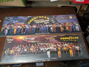 lot 326 image: (2) Nascar Posters Goodyear Class of 99 and 01