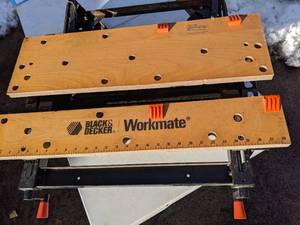 lot 107 image: Black & Decker Workmate Folding Portable Workbench