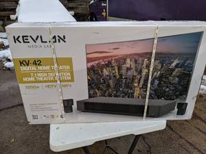 lot 301 image: Kevlan Media Labs KV-42 Digital Home Theater System