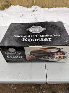 lot 73 image: Stainless Steel Professional Chef Roaster Oven