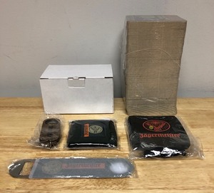 lot 192 image: New Jagermeister Bar Lot Shot Glasses Wristband Bottle Opener