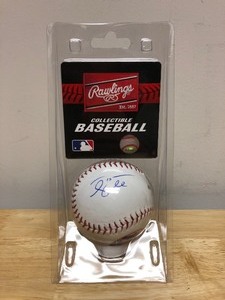lot 199 image: New Tim Tebow New York Mets Autographed Baseball MLB