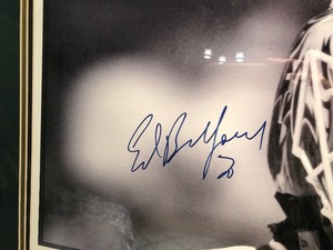 lot 352 image: Ed Belfour Autographed Framed Dallas Stars Picture COA