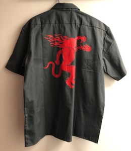 lot 92 image: Brand New Dickies Fireball Whiskey Work Shirt Mens XL